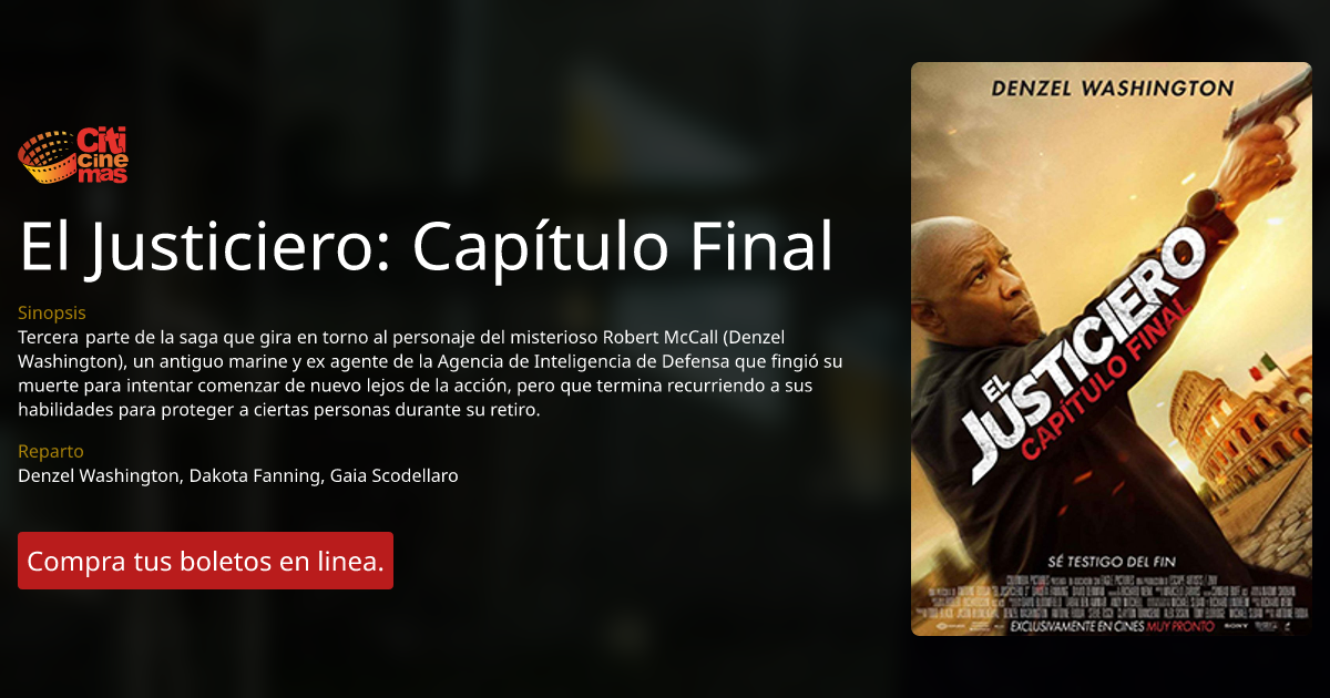 El Justiciero Capítulo Final