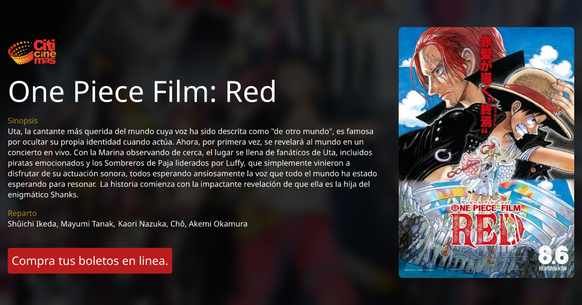 One Piece Film Red   One Piece Film Red