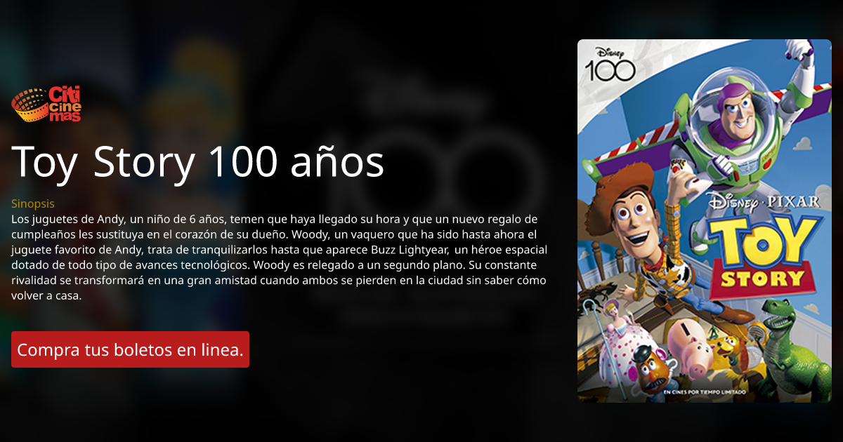 Toy Story 100 años